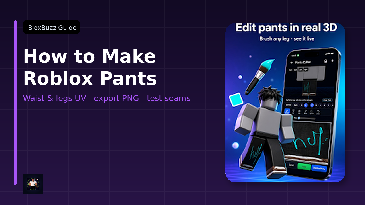 How to Make Roblox Pants (Free Classic Template Guide)
